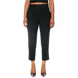 Aritzia Babaton Conan Pant Cropped Slim-Leg Trouser Black Wool Sz 2 NWT